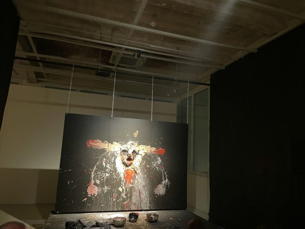 Pódium po performanci Transfiguration
Autorka fotografie: Veronika Wdówková